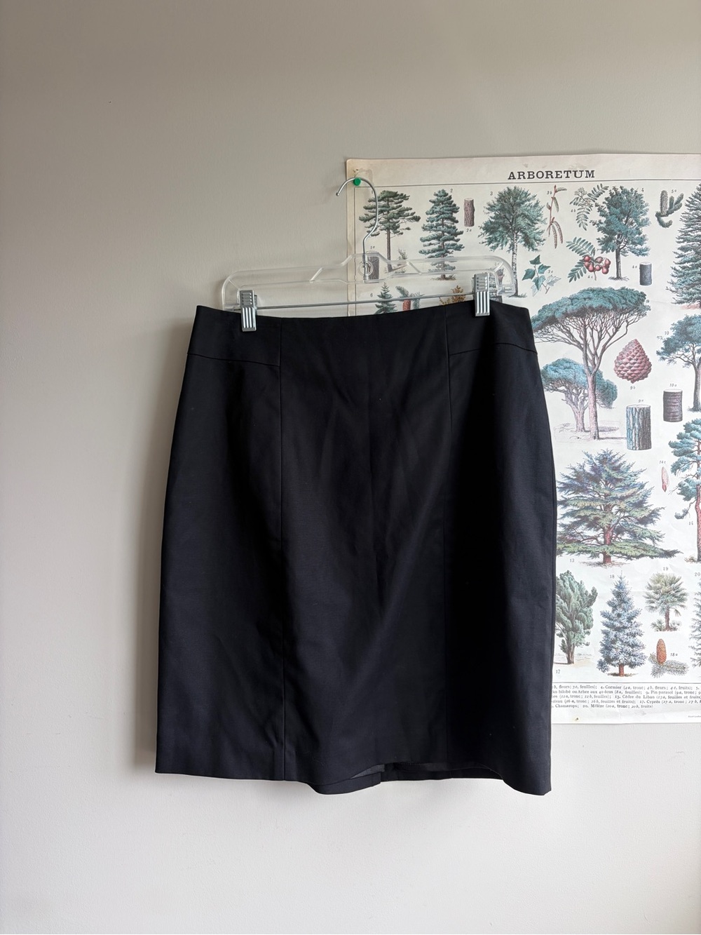 Tahari Classic Black Women's Pencil Skirt Size 14